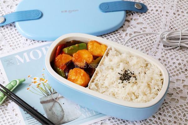 家常炒鸡蛋豆腐便当的做法图解13