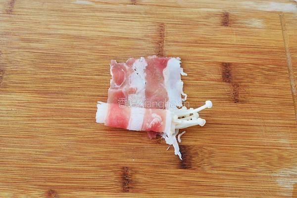 金针菇肥牛卷便当的做法图解4