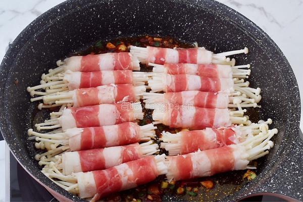 金针菇肥牛卷便当的做法图解10