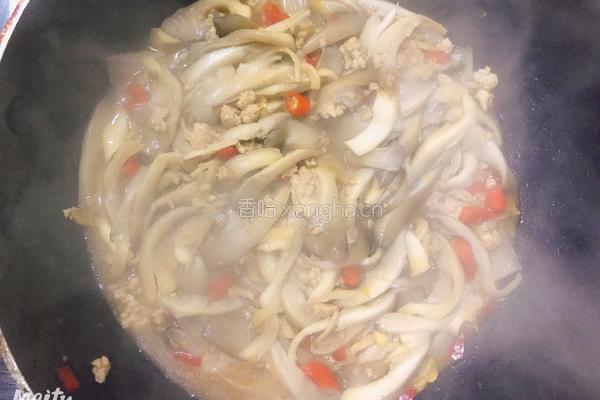 肉沫平菇的做法图解9