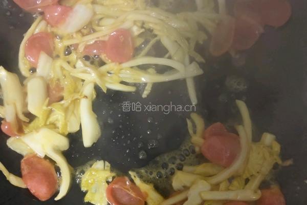 炒海螺面的做法图解8