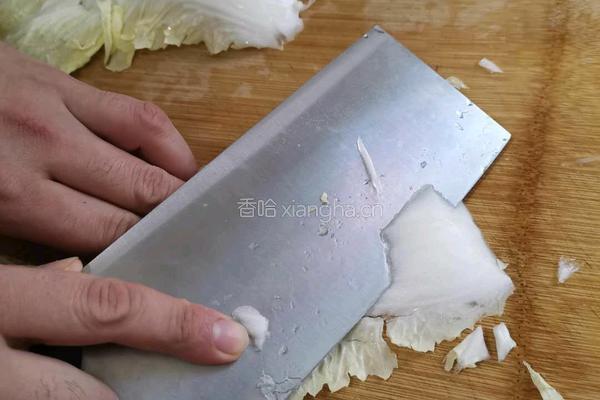 3快分中快菜酸辣白菜片的做法图解1