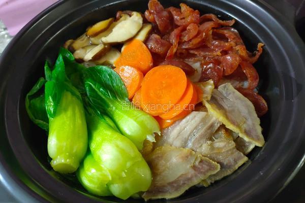 腊肠煲仔饭的做法图解8