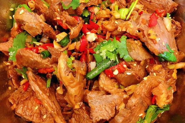 凉拌牛肉的做法图解3