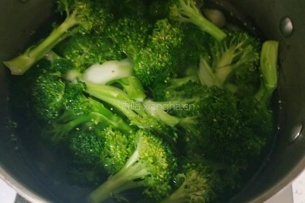 3分钟减肥瘦身菜蒜蓉西兰花的做法图解4