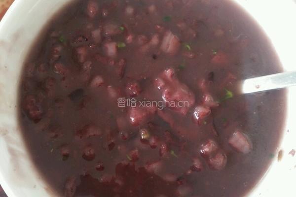 紫米鸡肉粥的做法图解7