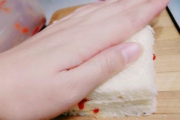 鸡蛋火腿三明治的做法图解10