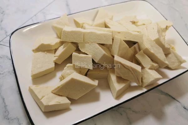 青菜豆腐便当的做法图解1