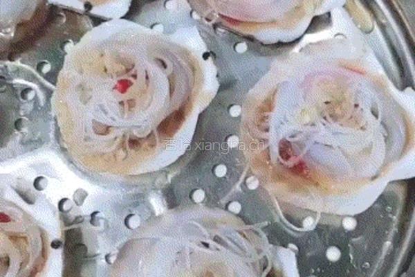 芙蓉粉丝扇贝的做法图解8