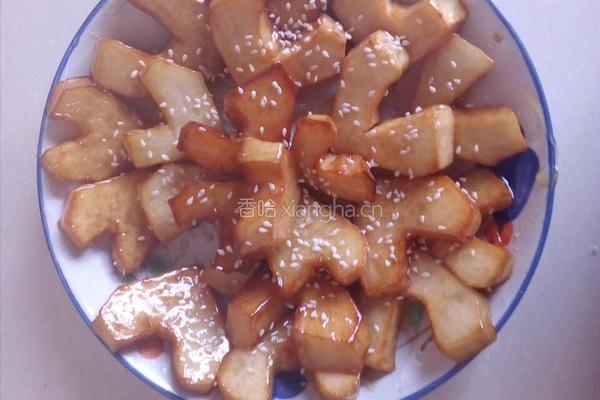 拔丝红薯（爱心版）的做法图解11