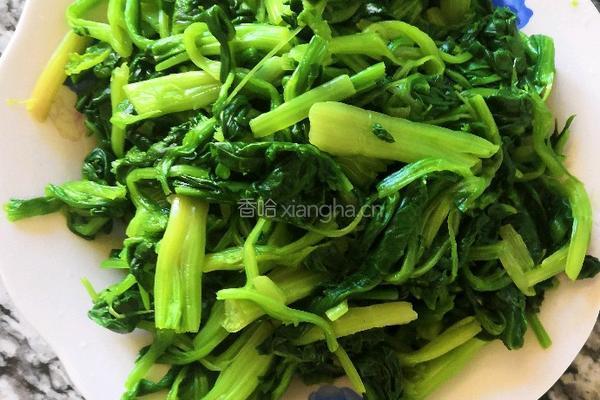 酱汁菠菜的做法图解3
