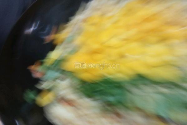 芒果炒饭的做法图解7