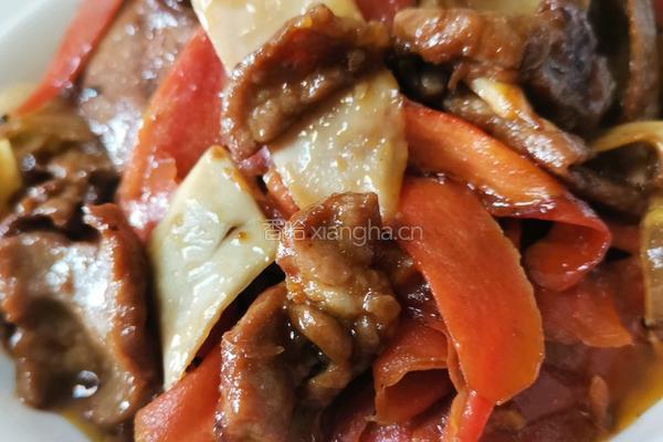 胡萝卜杏鲍菇炒肉的做法图解16