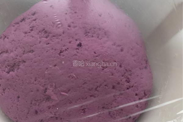 紫薯玫瑰花馒头的做法图解9