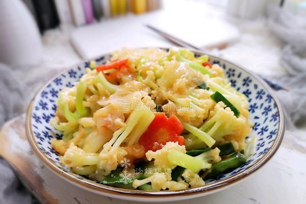 银耳炒菜花的做法图解14