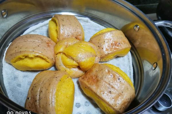 双色南瓜火龙果馒头的做法图解35