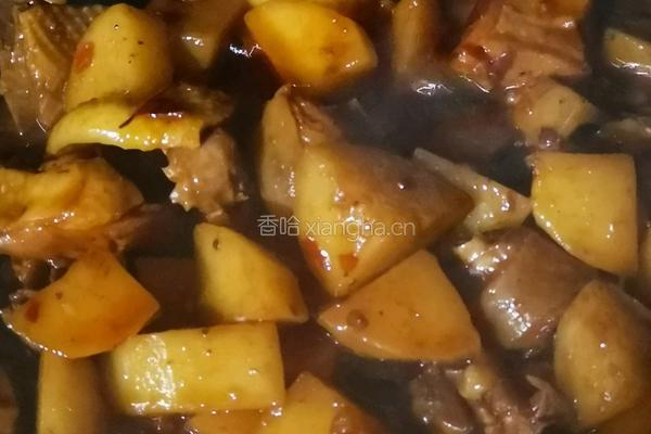腊鸡炖土豆的做法图解11