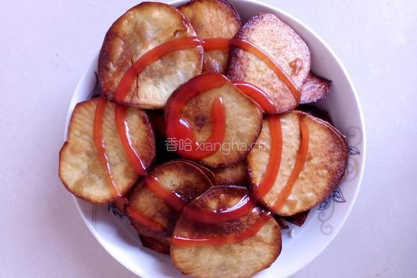 红薯片零食的做法图解4