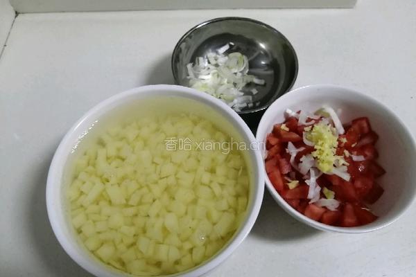 臊子鸡蛋面的做法图解3