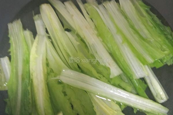 超级快速3分钟出锅蒜蓉油麦菜的做法图解3