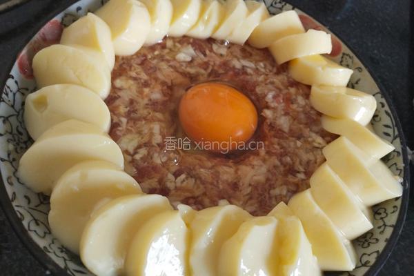 玉子豆腐蒸肉的做法图解5
