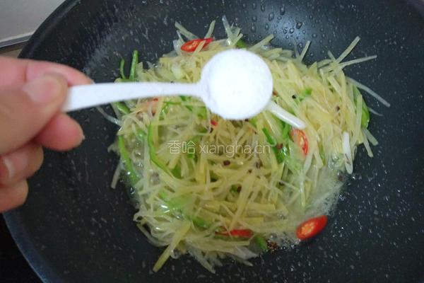 酸辣土豆丝便当的做法图解7