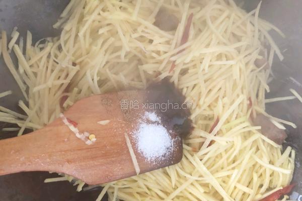 香辣土豆丝的做法图解6