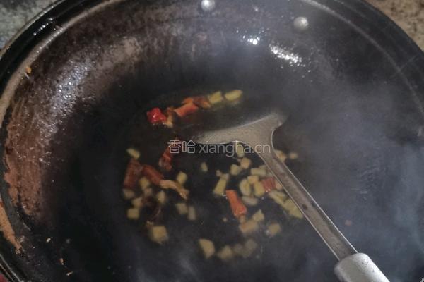 青椒炒牛肚的做法图解4