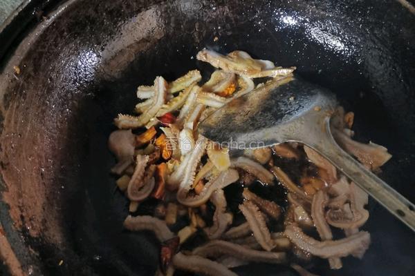 青椒炒牛肚的做法图解6