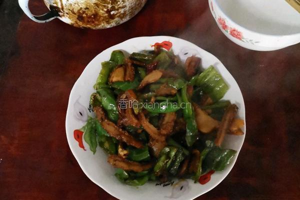 青椒炒牛肚的做法图解10