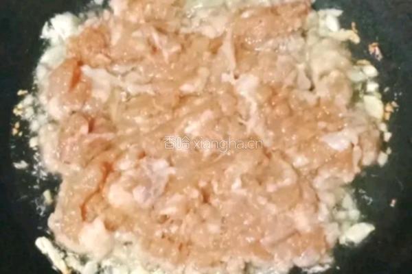 豆角肉沫便当的做法图解8