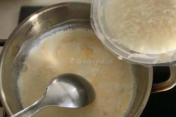 牛奶鸡蛋醪糟的做法图解4