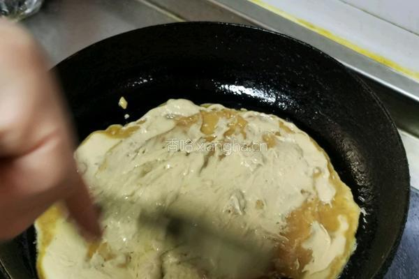 黑糖牛奶蛋饼的做法图解3