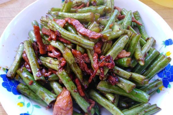 速成肉丝干煸豆角
