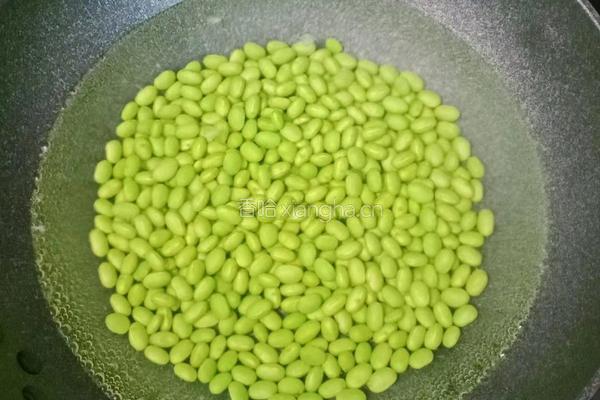 毛豆火腿便当的做法图解3