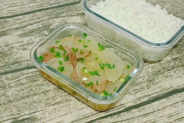 牛肉萝卜便当的做法图解9