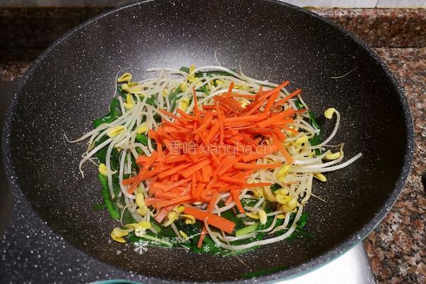 韭菜炒豆芽的做法图解8