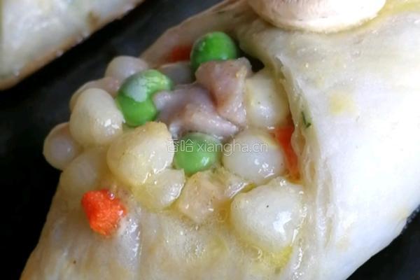 手抓饼版鸡肉派的做法图解7