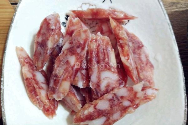 广味香肠蛋炒饭的做法图解2