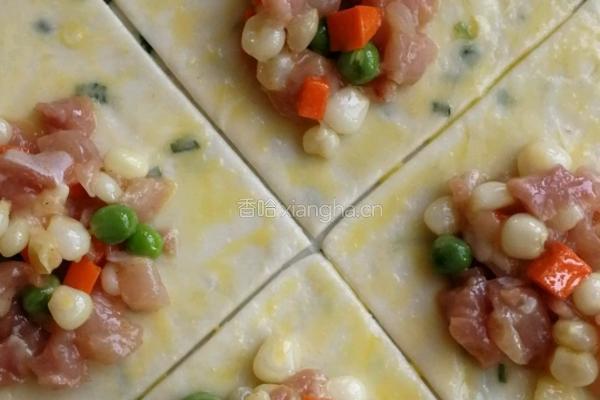 手抓饼版鸡肉派的做法图解4