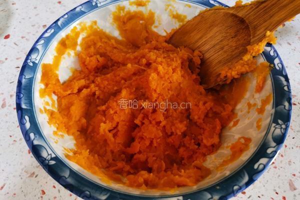 红薯芝麻饼的做法图解3
