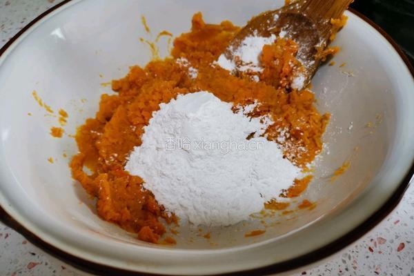 红薯芝麻饼的做法图解4