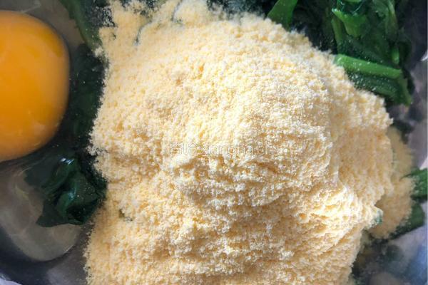 减脂菠菜玉米丸的做法图解4