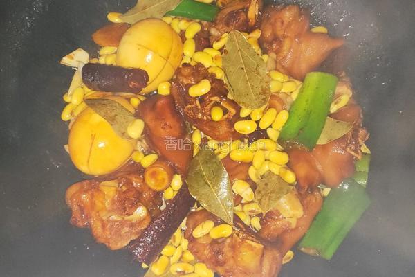 黄豆焖猪蹄的做法图解5