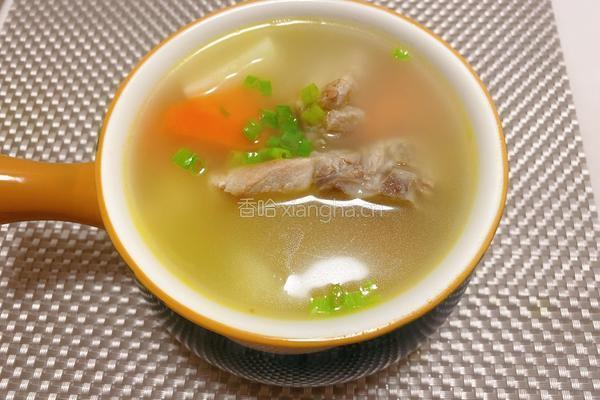 排骨山药胡萝卜汤的做法图解8