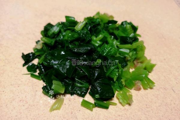 菠菜虾米蒸蛋羹的做法图解3