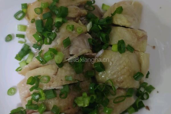 一只鸡吃法之二（葱香鸡）的做法图解6