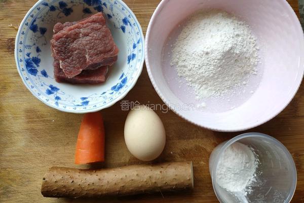 山药牛肉肠的做法图解1