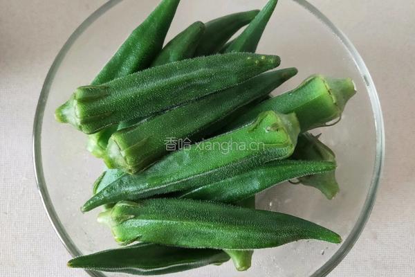 凉拌秋葵的做法图解2