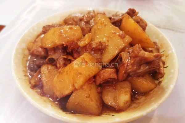 土豆炖鸡腿的做法图解9